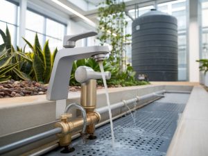 how efficient water use can reduce operating costs in offices